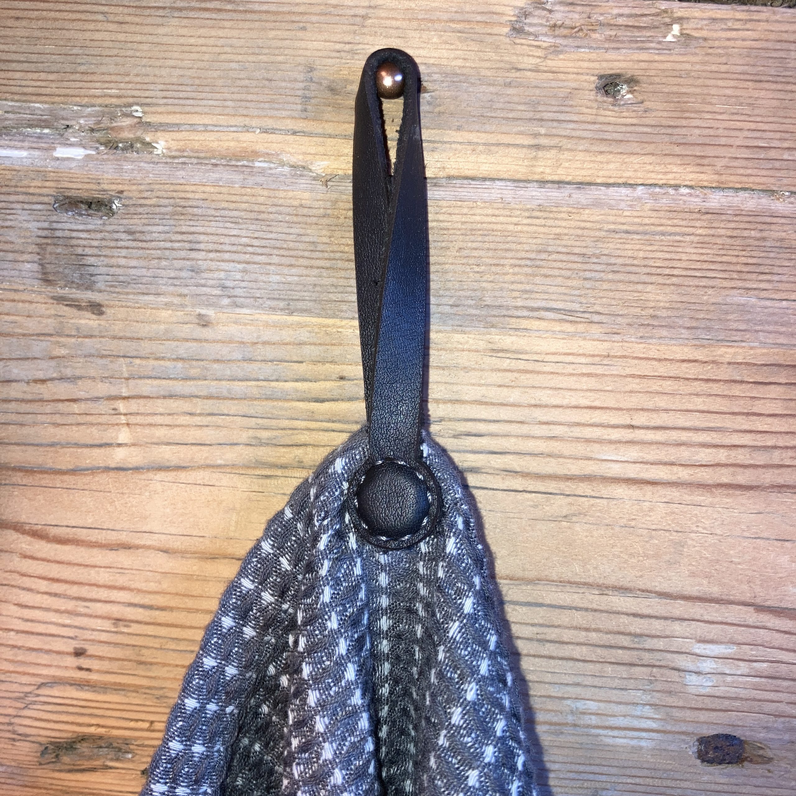 Läderhängare med magneter, materialsats 5-pack