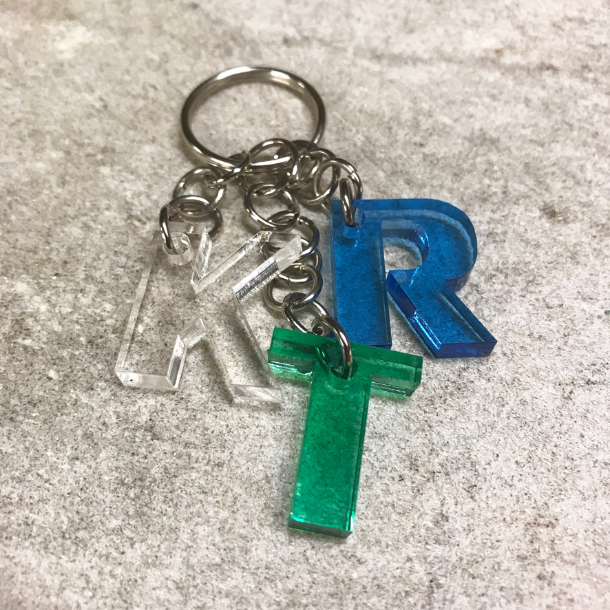 AlfaBete, bokstav i 5 mm tjock plexi