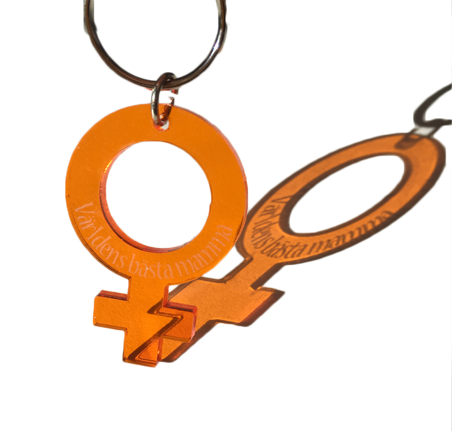 PlexiQ, en stark nyckelring med möjlighet till gravyr