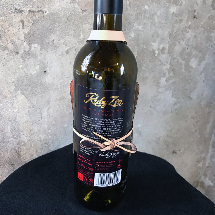 Läderförkläde Smutt, ett snyggt förkläde till flaskan - Bild 3